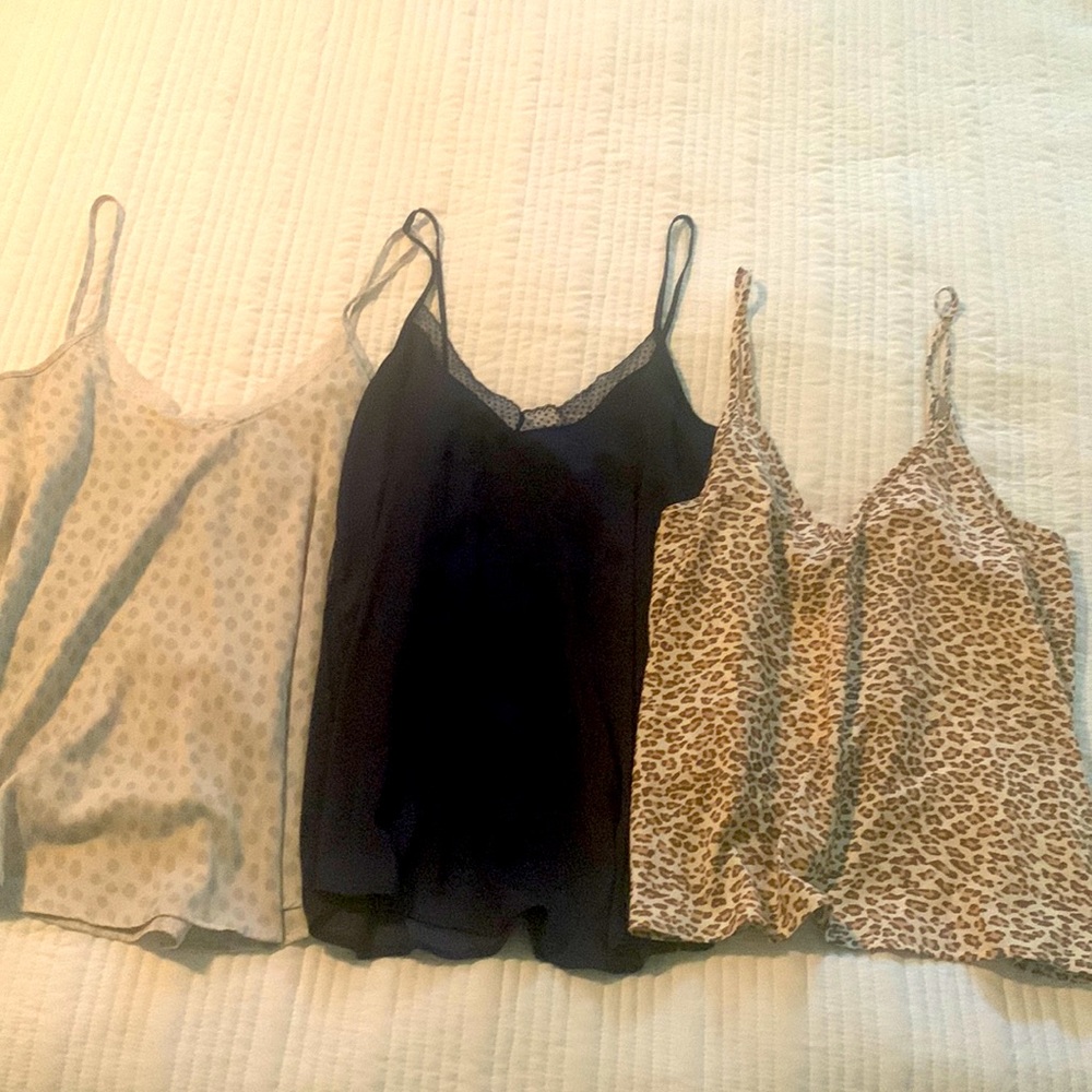 Aerie bundle  of 3 silky tanks
